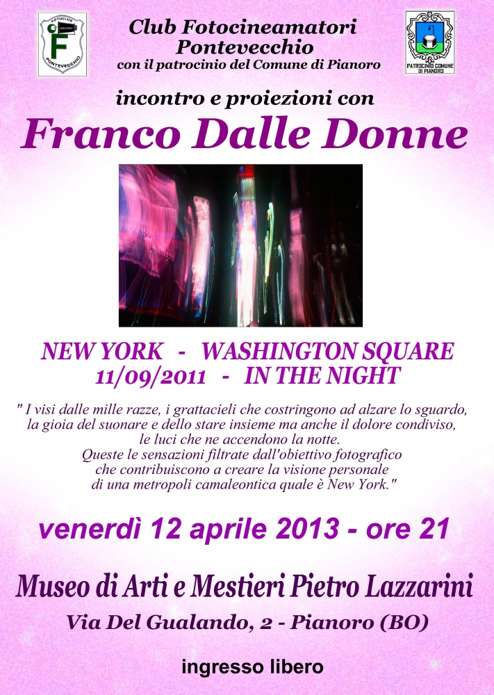NEW YORK  WASHINGTON SQAURE 11/09/2011  IN THE  NIGHT    Franco Dalle Donne