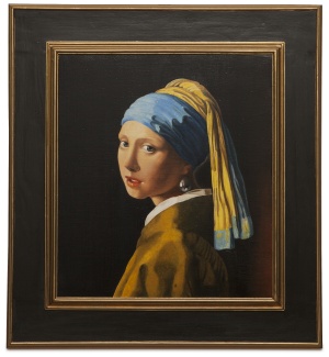 The girl with the pearl earring - La ragazza con l'orecchino di perla - cm 47x41