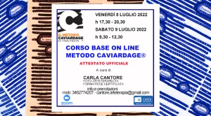 CORSO BASE #ONLINE METODO CAVIARDAGE® CON ATTESTATO UFFICIALE _ LUGLIO