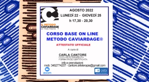 CORSO BASE ONLINE DI METODO CAVIARDAGE® CON ATTESTATO UFFICIALE 