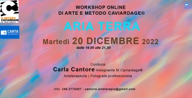 ARIA TERRA | Workshop online di Arte e  Metodo Caviardage®