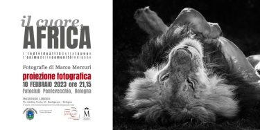 10 FEBBRAIO 2023 - "IL CUORE, AFRICA" CON IL FOTOGRAFO MARCO MERCURI - L'INDIVIDUALITA' DELLA FAUNA  E L'ANIMA DELLE COMUNITA' INDIGENE