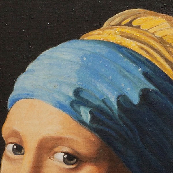 The girl with the pearl earring - La ragazza con l'orecchino di perla - cm 47x41