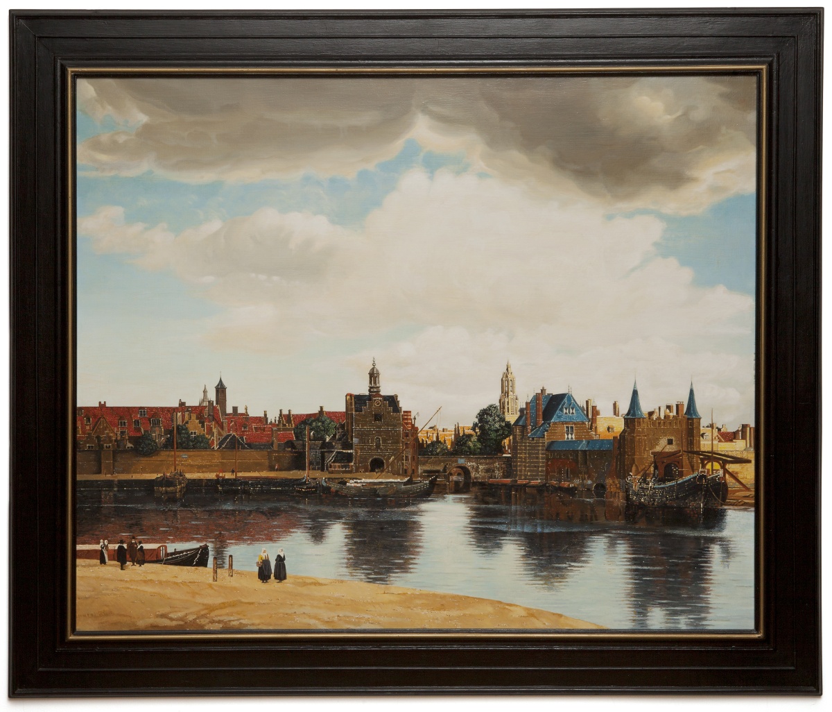 View of Delft - Veduta di Delft - cm 123x100